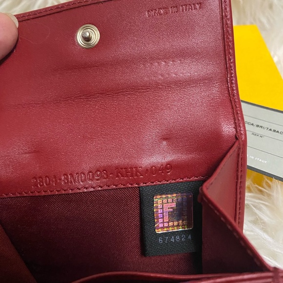 Vintage Zucca FF Logo Compact Wallet / Card Holder - Picture 4 of 11